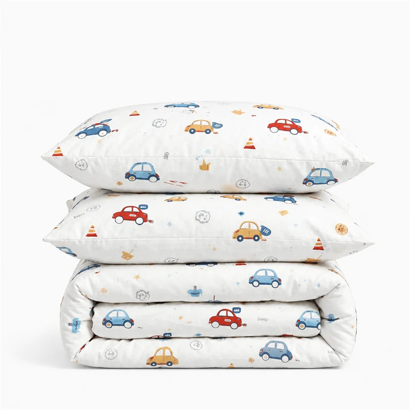 Parure percale de coton 100 fils/cm²
