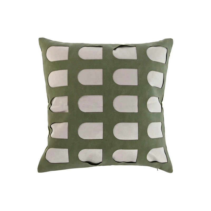 Coussin Home ESPRIT Blanc Vert 45 x 10 x 45 cm
