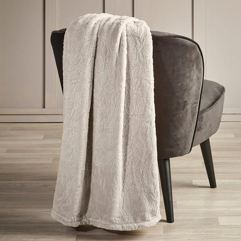 Maxi plaid/couvre-lit - Arabesque taupe