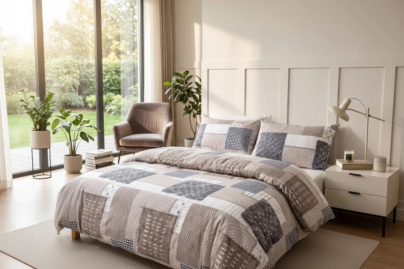Parure de lit 200x200 Doux Confort