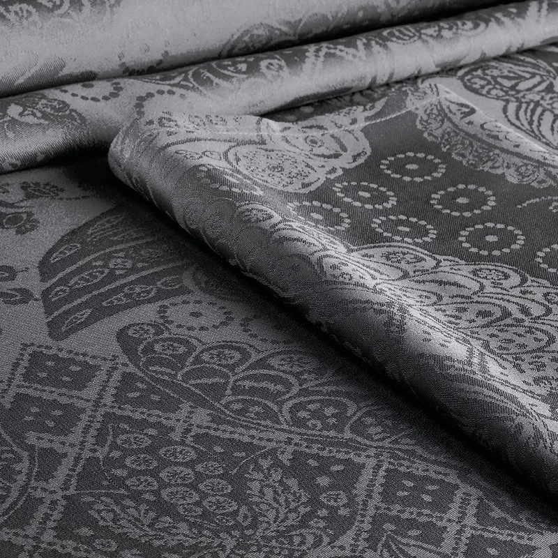 Set de 4 serviettes - Arles gris foncé