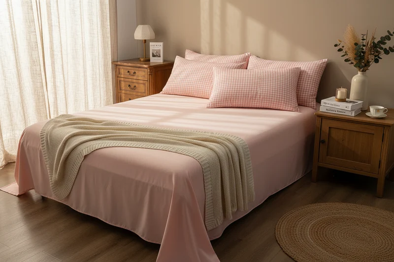 Housse de Couette Coton Lavé 600TC Nordique 3 Pièces – 4 Tailles