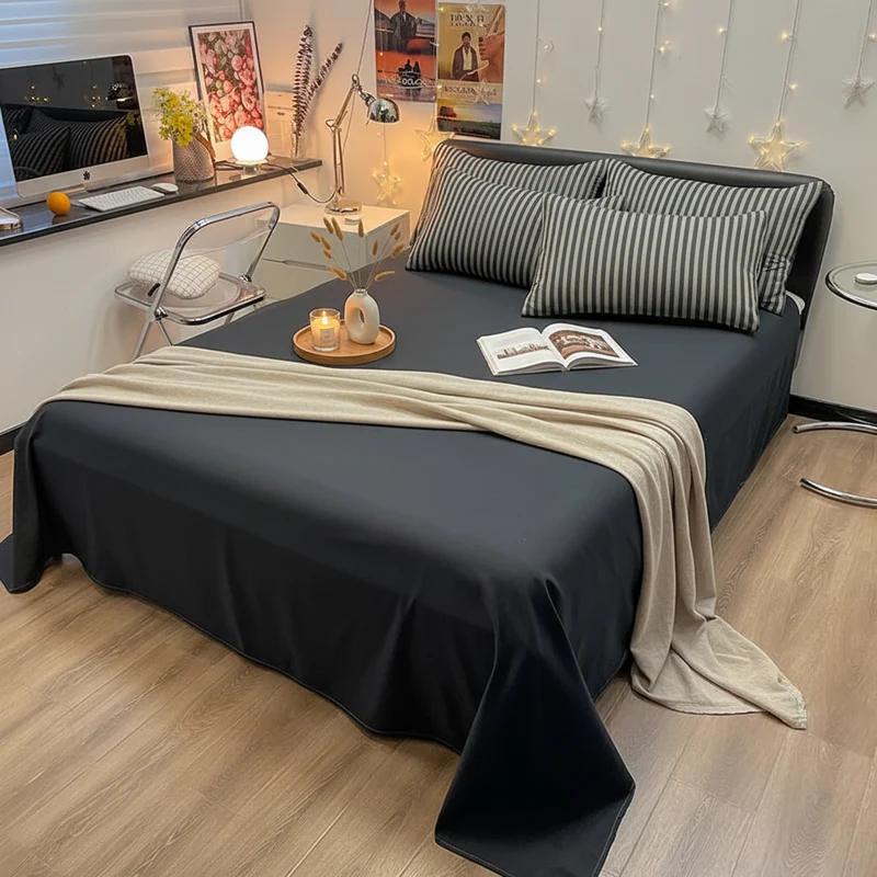 Housse de Couette Coton Lavé 600TC Nordique 3 Pièces – 4 Tailles