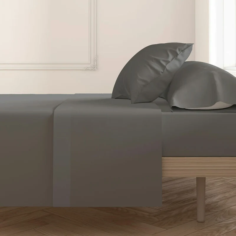 Taie d'oreiller Happy Home Anthracite 45 x 100 cm 2 Unités