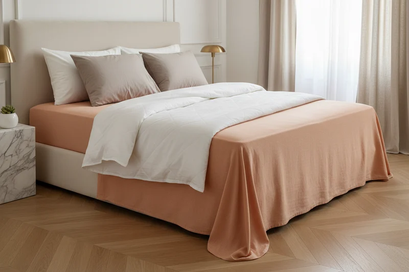 Drap Housse 100% Coton Twill 400 Fils Grade A+ – Anti-Acarien