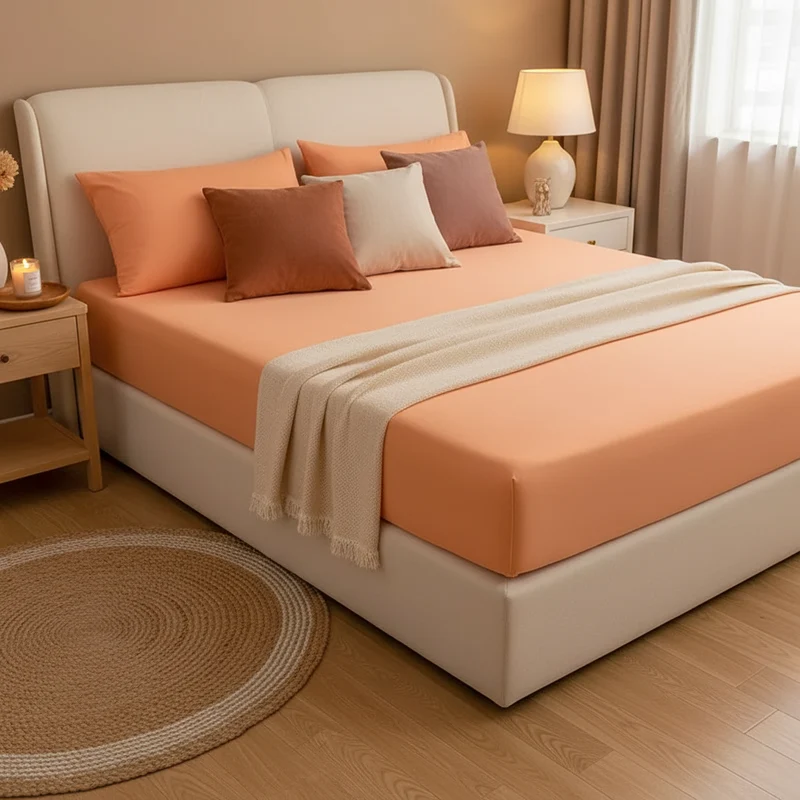 Drap Housse 100% Coton Twill 400 Fils Grade A+ – Anti-Acarien