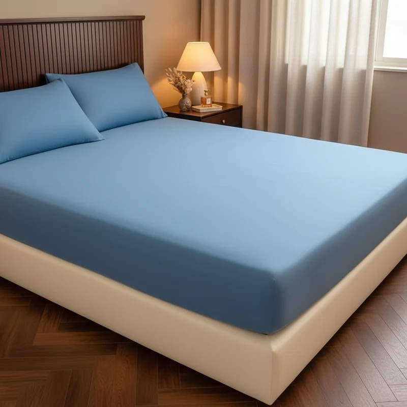 Drap Housse 100% Coton Twill 400 Fils Grade A+ – Anti-Acarien