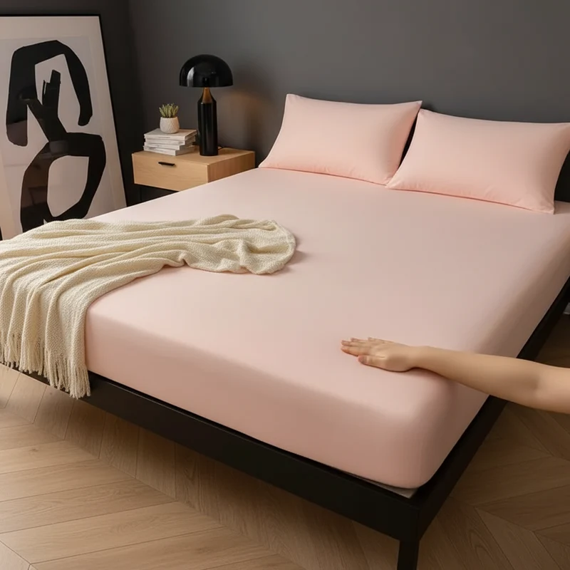 Drap Housse 100% Coton Twill 400 Fils Grade A+ – Anti-Acarien