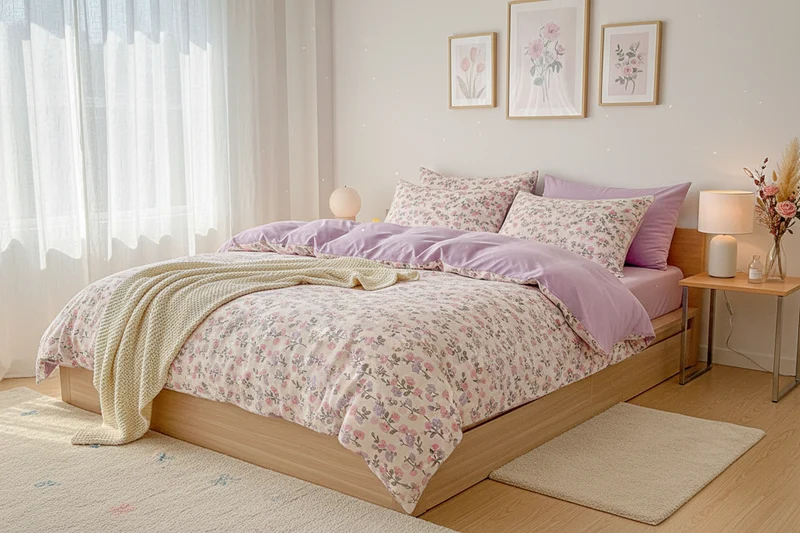 Housse de Couette Coton Lavé Pastoral – 150x200 au 220x240