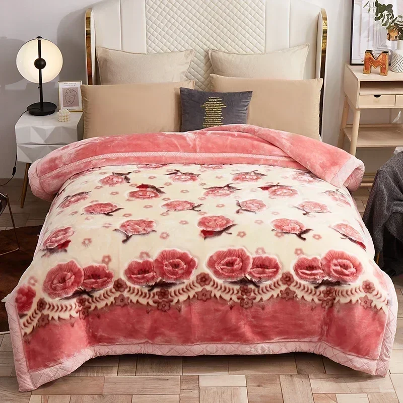 Couverture Lestée Raschel Premium — Velours Biface Hiver 2 à 5 kg