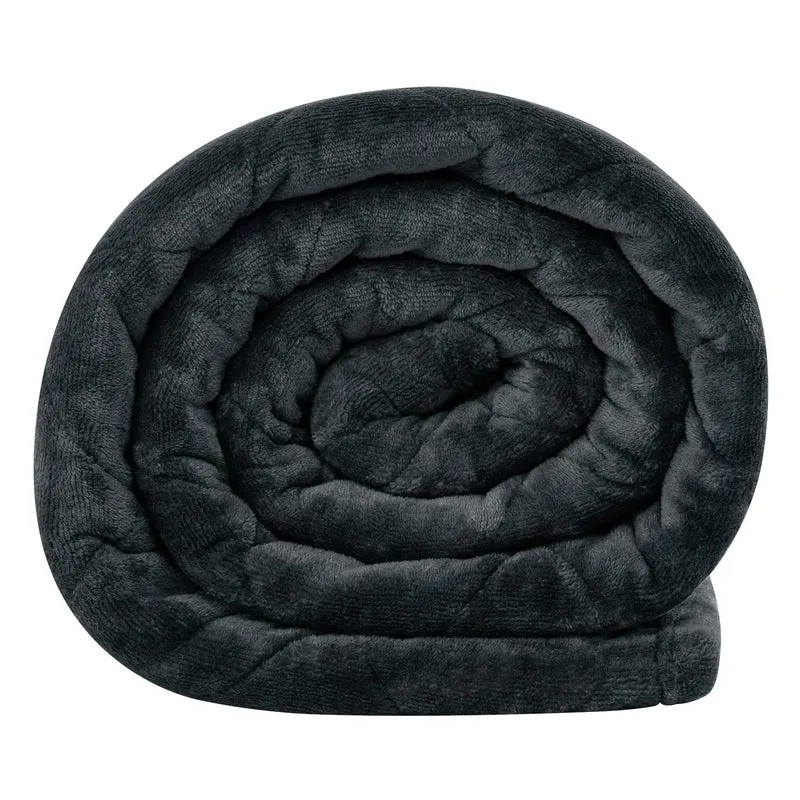 Couverture Lestée WOLTU — Flanelle & Sherpa Double Face 7/9/11 kg