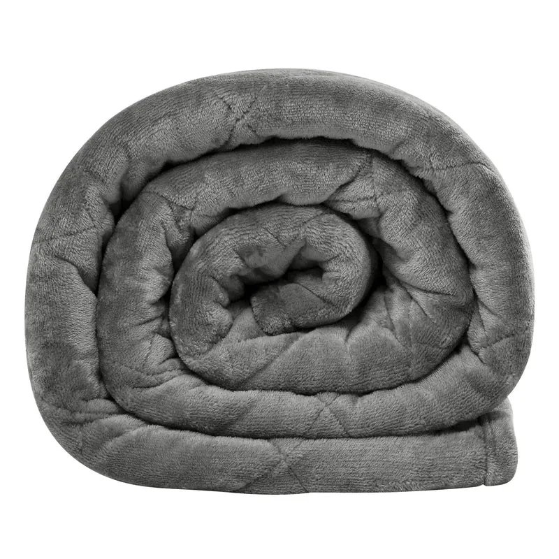 Couverture Lestée WOLTU — Flanelle & Sherpa Double Face 7/9/11 kg