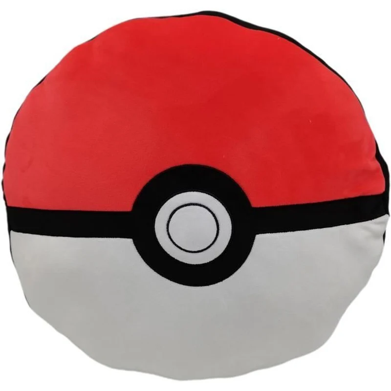 Coussin Pokémon 45 x 4 x 45 cm Blanc Noir Rouge Polyester Enfant
