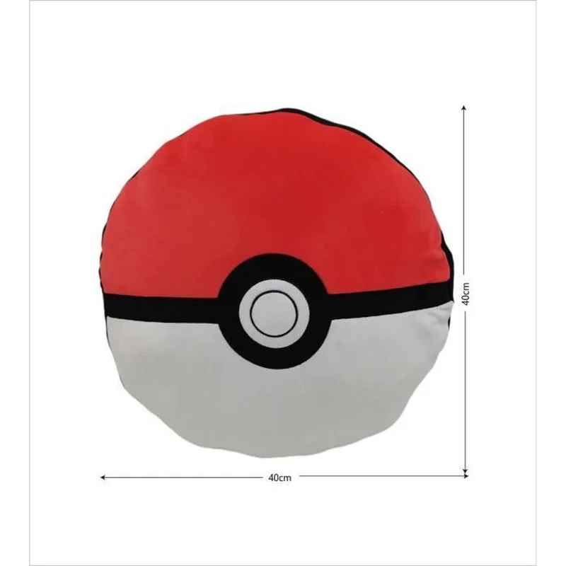Coussin Pokémon 45 x 4 x 45 cm Blanc Noir Rouge Polyester Enfant