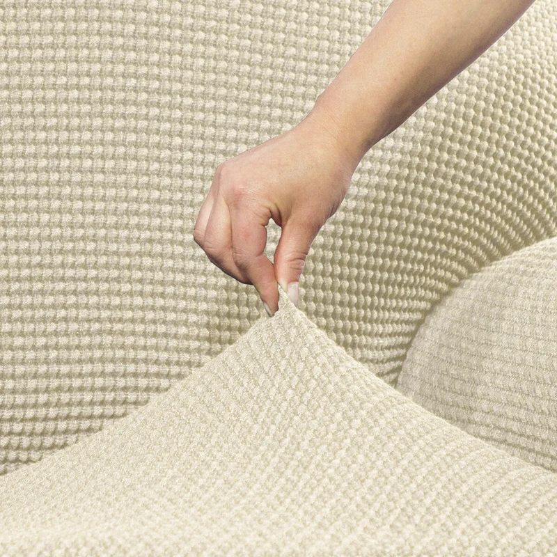Housse pour chaise longue accoudoir long gauche Sofaskins Beige (Reconditionné C)