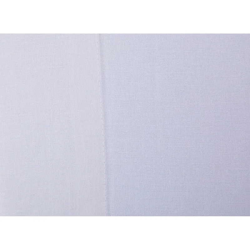 Taie d'oreiller Hosteline IRIS Blanc Lit 1 persone 144 Fils 90 cm