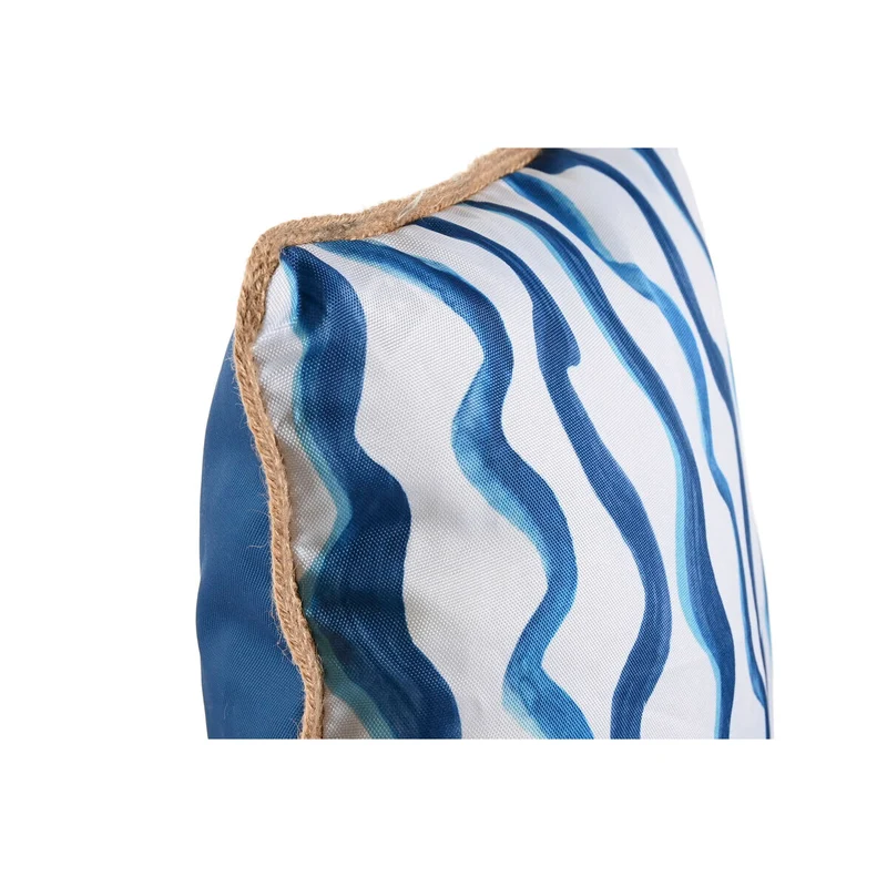 Coussin Home ESPRIT Bleu Blanc 45 x 45 cm