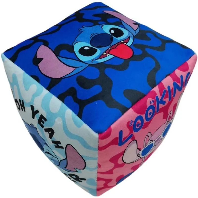Coussin Stitch 28 x 30 x 29 cm Bleu Polyester Enfant