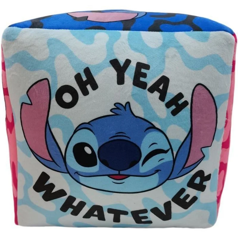 Coussin Stitch 28 x 30 x 29 cm Bleu Polyester Enfant
