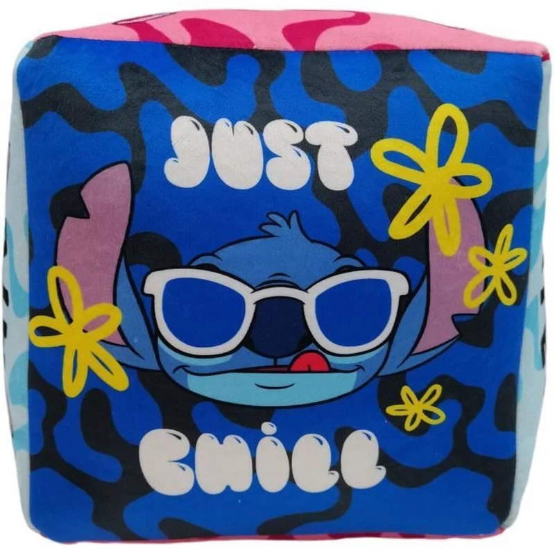 Coussin Stitch 28 x 30 x 29 cm Bleu Polyester Enfant
