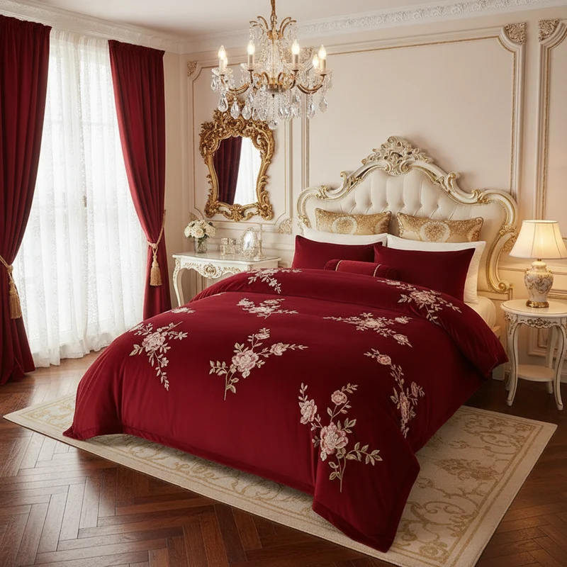 Couverture Lestée Raschel Imprimée – Hiver, Velours Doux