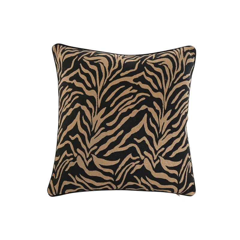 Coussin Home ESPRIT Noir Doré 45 x 15 x 45 cm