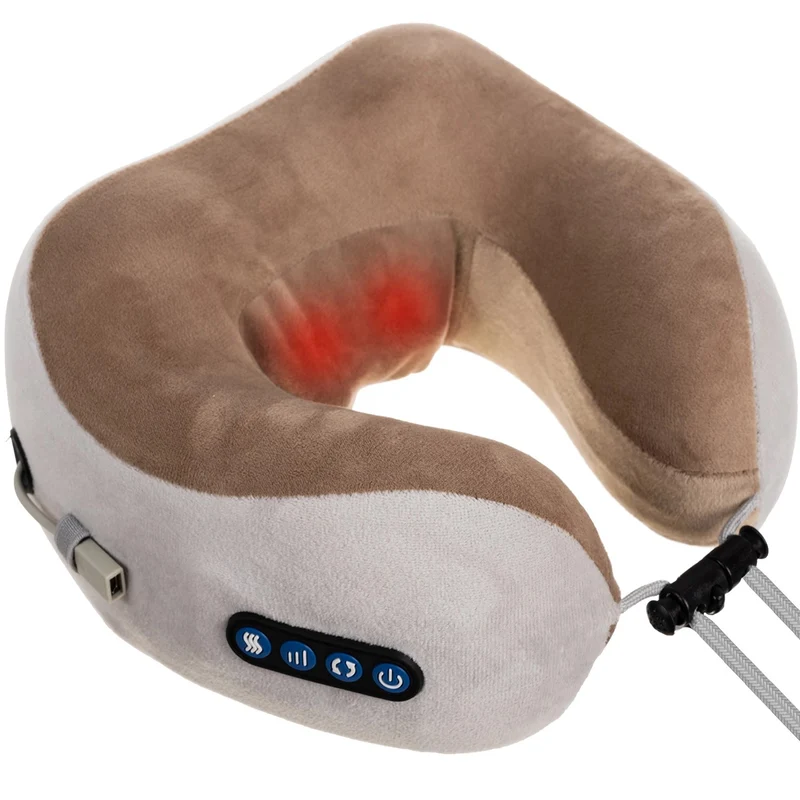 Oreiller de Massage Cervical Chauffant USB-C