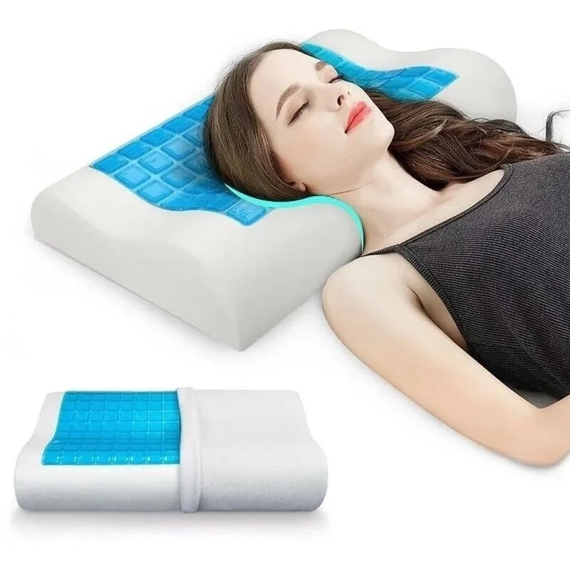 Oreiller Cervical Mémoire de Forme 50D avec Gel