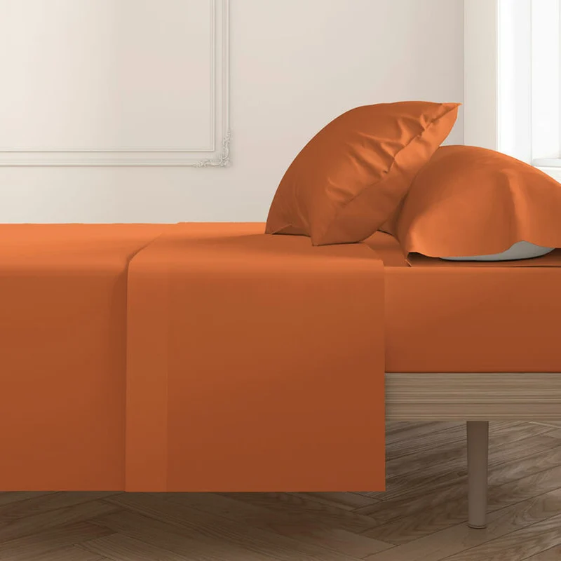 Taie d'oreiller Happy Home Orange 50 x 75 cm 2 Unités