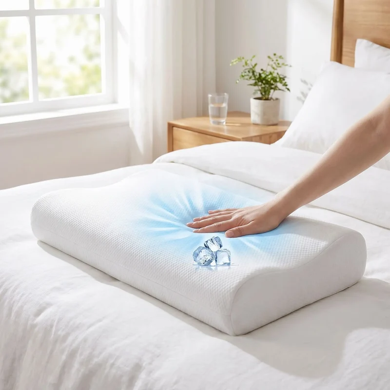 Oreiller Ergonomique Mémoire de Forme – Hauteur Réglable