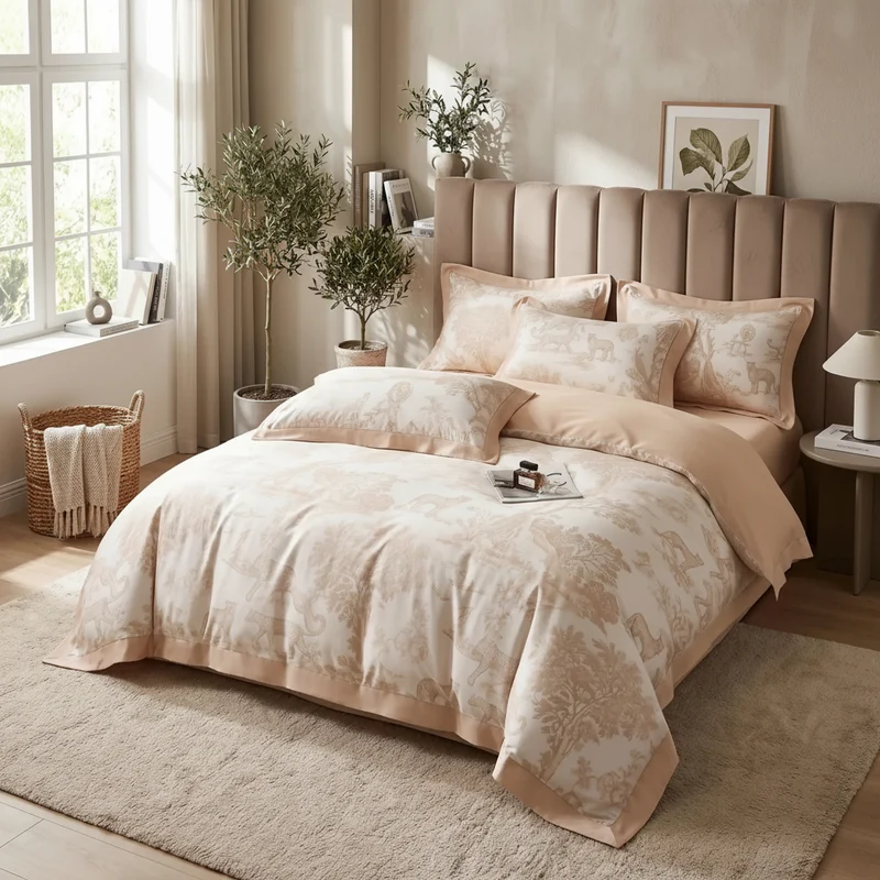 Parure de Lit Lyocell Eucalyptus Thermorégulante – Douce & Écologique