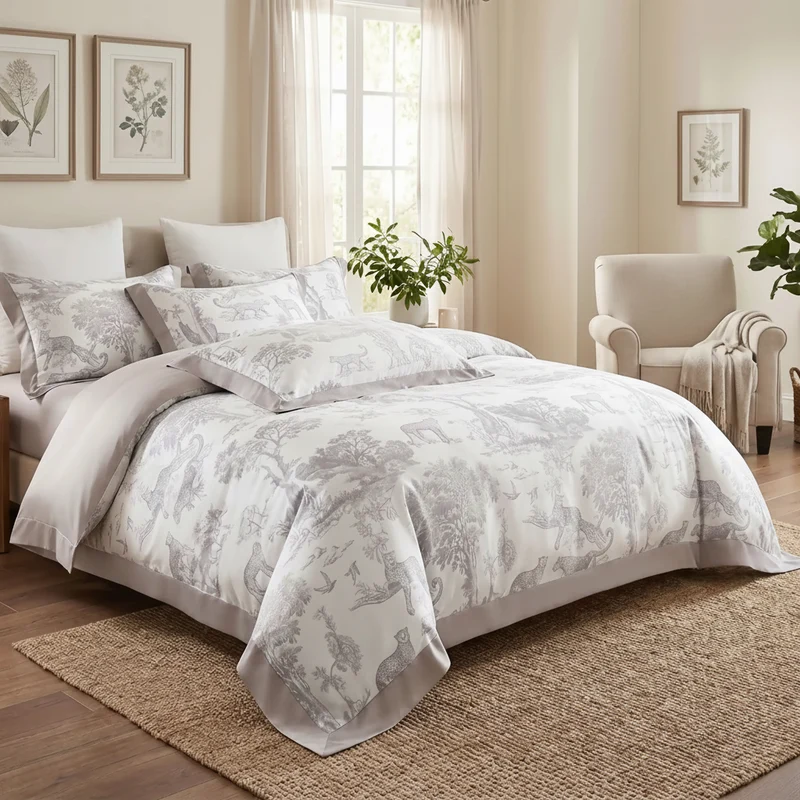 Parure de Lit Lyocell Eucalyptus Thermorégulante – Douce & Écologique
