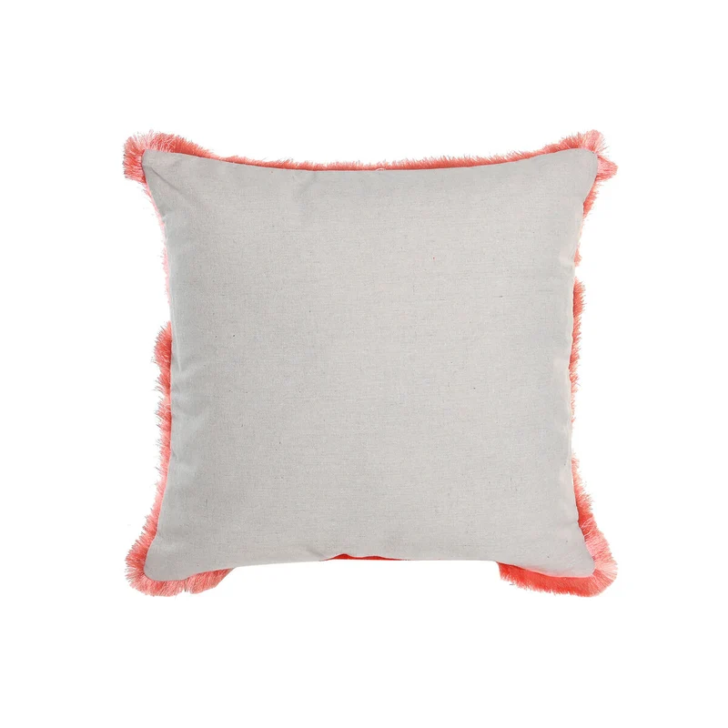 Coussin DKD Home Decor Frange 45 x 15 x 45 cm (4 Unités)