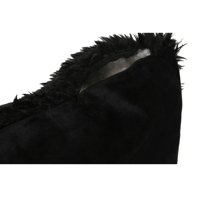 Coussin Home ESPRIT Noir 45 x 8 x 45 cm