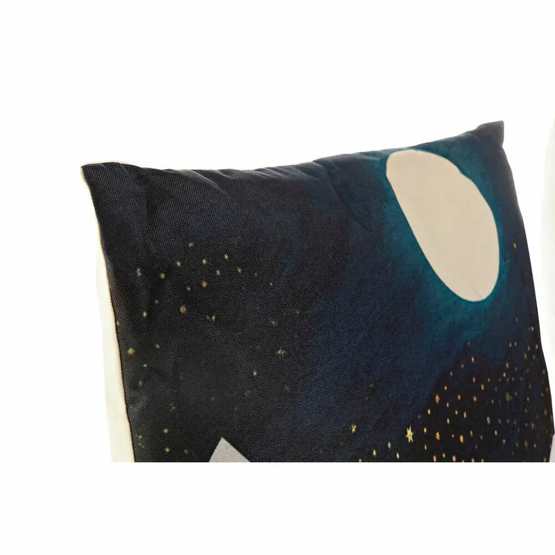 Coussin DKD Home Decor Multicouleur Lune 45 x 10 x 45 cm (2 Unités)