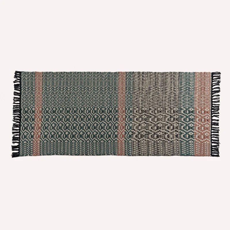 Tapis en coton Orange Stripe (Exemplaire Expo)