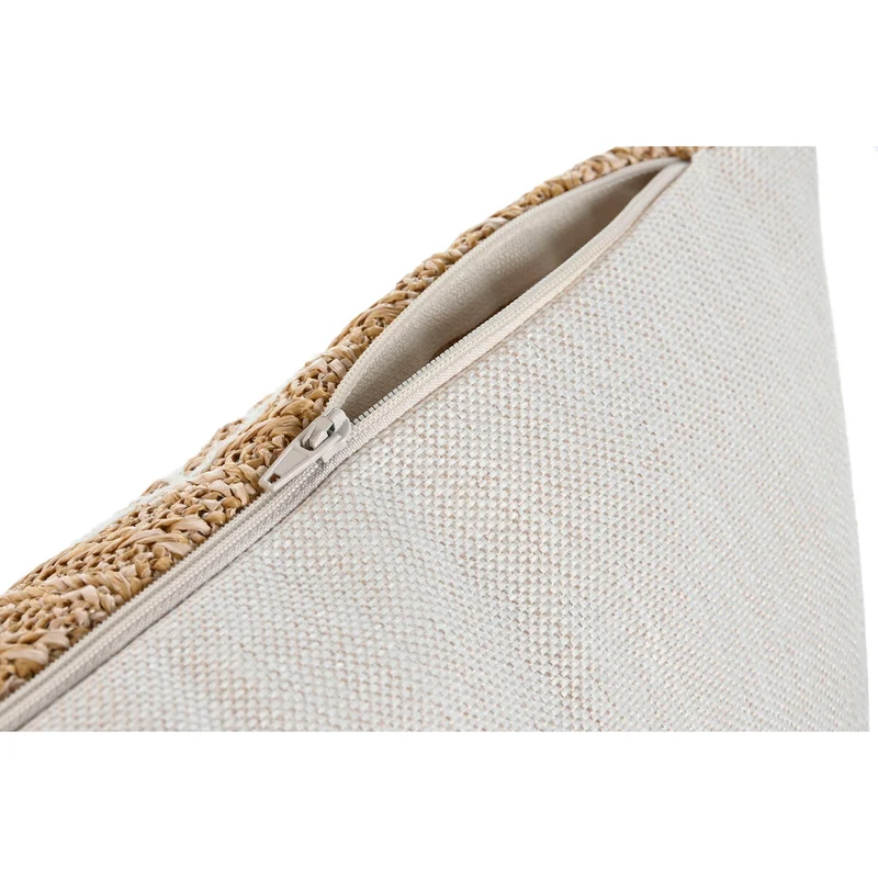 Coussin Home ESPRIT Blanc Naturel 50 x 15 x 30 cm
