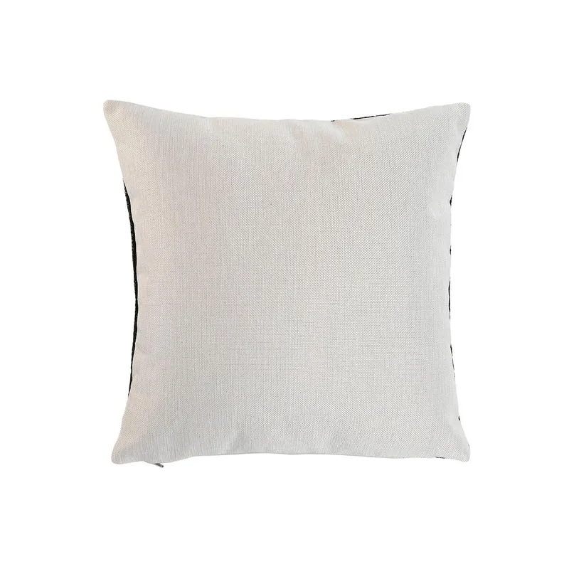 Coussin Home ESPRIT Blanc Noir 42 x 15 x 42 cm