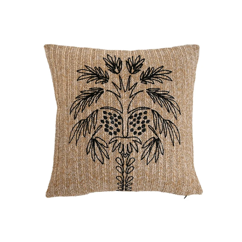 Coussin Home ESPRIT Naturel Palmier 42 x 15 x 42 cm