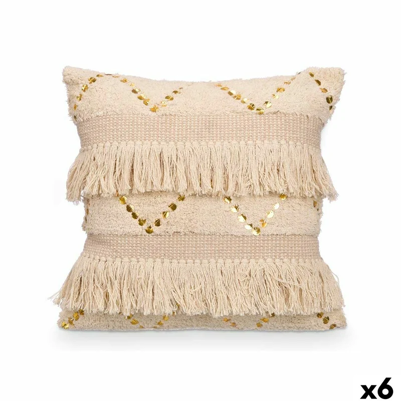 Coussin Gift Decor Naturel 45 x 15 x 45 cm (6 Unités)