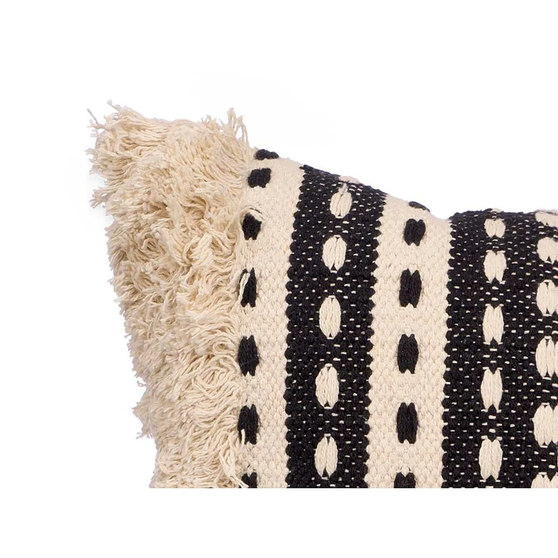 Coussin Gift Decor Noir Beige 45 x 15 x 45 cm (6 Unités)