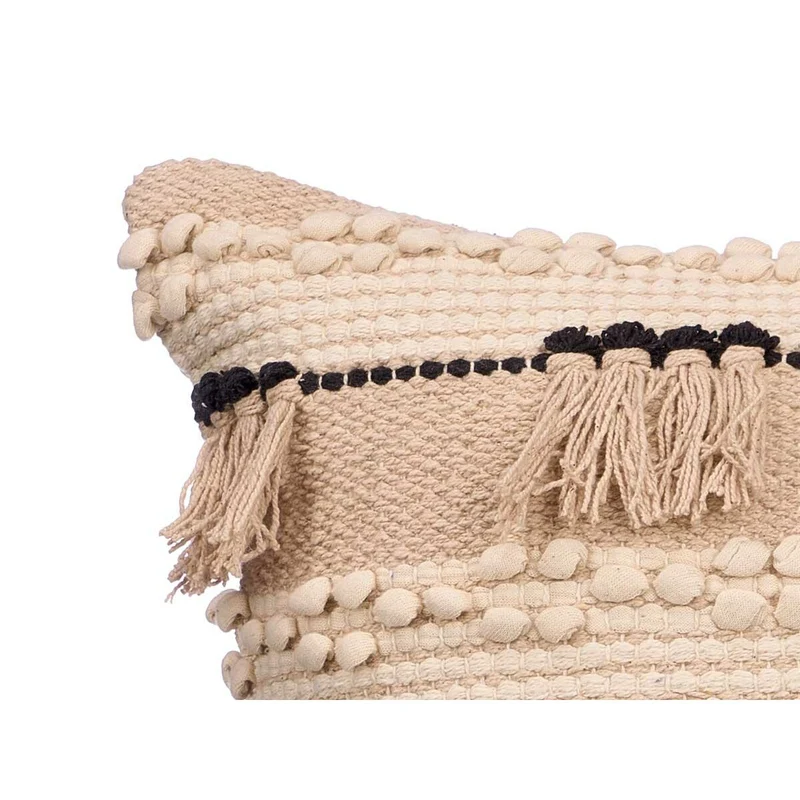 Coussin Gift Decor Noir Naturel 45 x 15 x 45 cm (6 Unités)