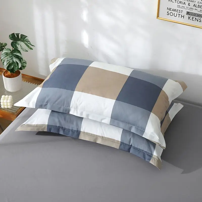 Taie d'Oreiller Épaisse & Moelleuse – Lot de 2, 16 Coloris