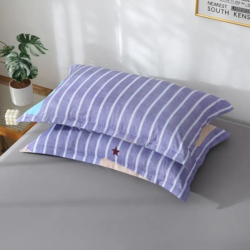 Taie d'Oreiller Épaisse & Moelleuse – Lot de 2, 16 Coloris
