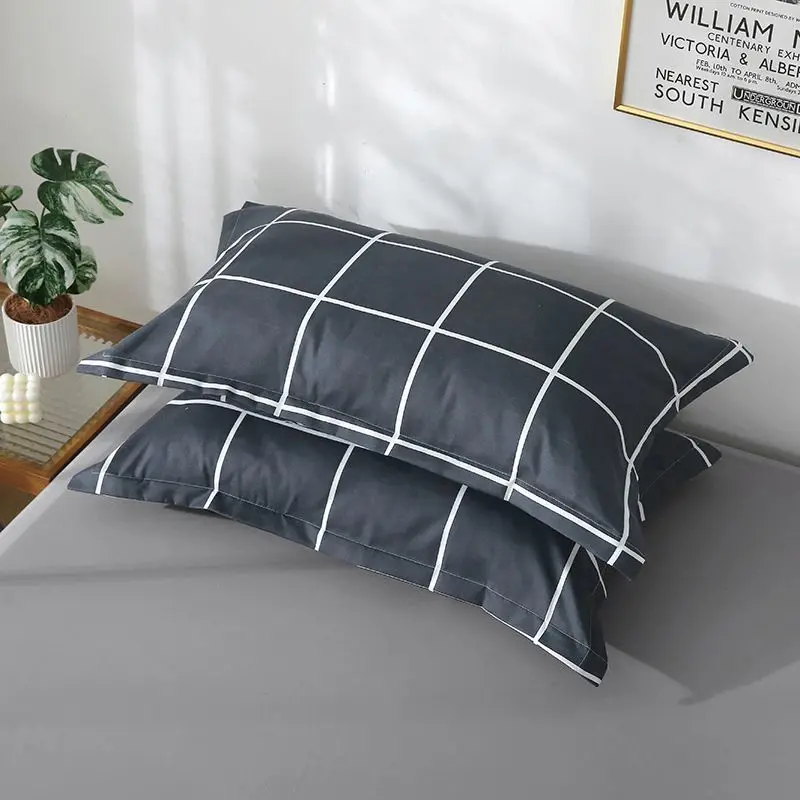 Taie d'Oreiller Épaisse & Moelleuse – Lot de 2, 16 Coloris