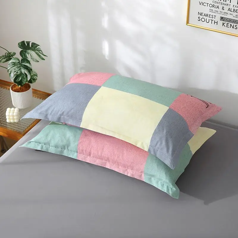 Taie d'Oreiller Épaisse & Moelleuse – Lot de 2, 16 Coloris