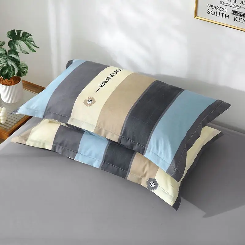 Taie d'Oreiller Épaisse & Moelleuse – Lot de 2, 16 Coloris