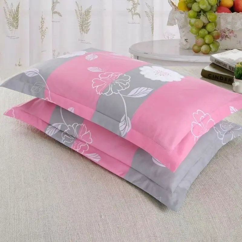 Taie d'Oreiller Épaisse & Moelleuse – Lot de 2, 16 Coloris