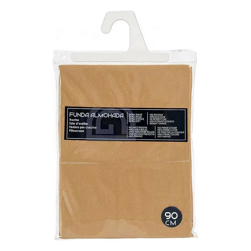 Taie d'oreiller Gift Decor Beige 45 x 0,3 x 90 cm (12 Unités)