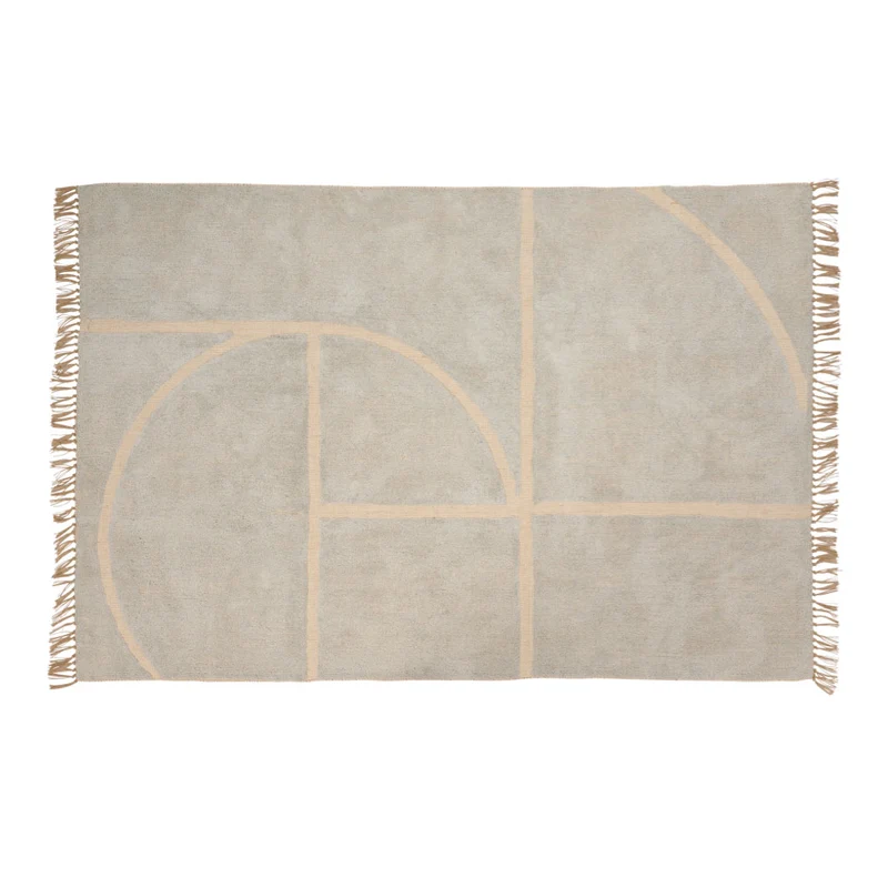 Tapis en coton / jute Ring